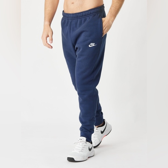 Nike Other - Nike Navy Classic Essential Fleece Slim Sweatpants L